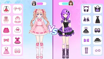Anime Dress Up - free online Strategy game at Islfown